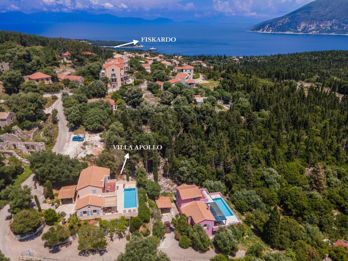 Villa Apollo Up To 8Px, Private Pool Fiskardo Exteriör bild
