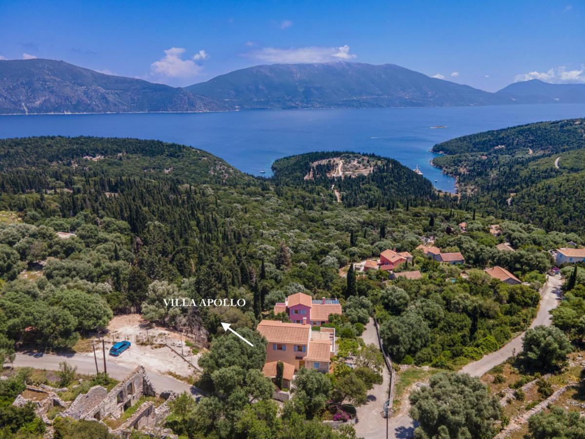 Villa Apollo Up To 8Px, Private Pool Fiskardo Exteriör bild