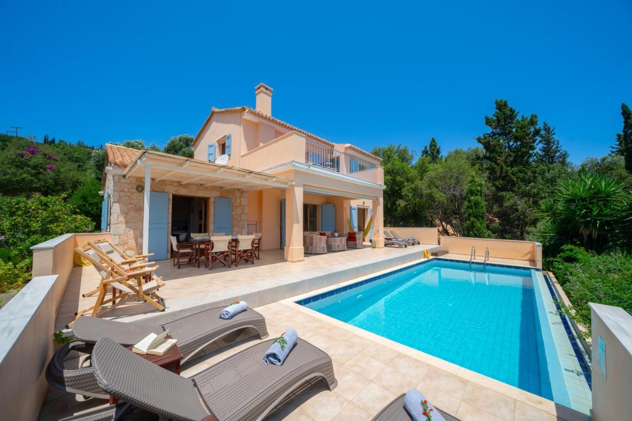 Villa Apollo Up To 8Px, Private Pool Fiskardo Exteriör bild