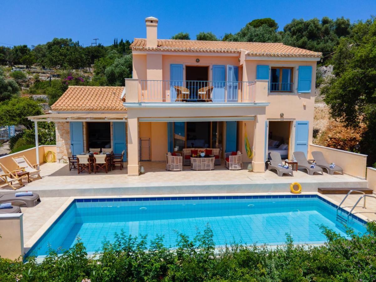 Villa Apollo Up To 8Px, Private Pool Fiskardo Exteriör bild