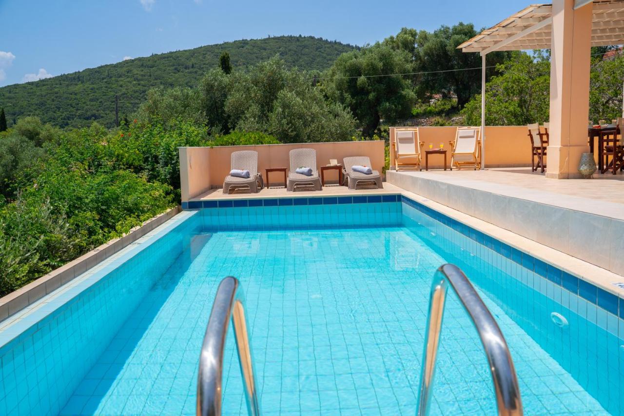 Villa Apollo Up To 8Px, Private Pool Fiskardo Exteriör bild