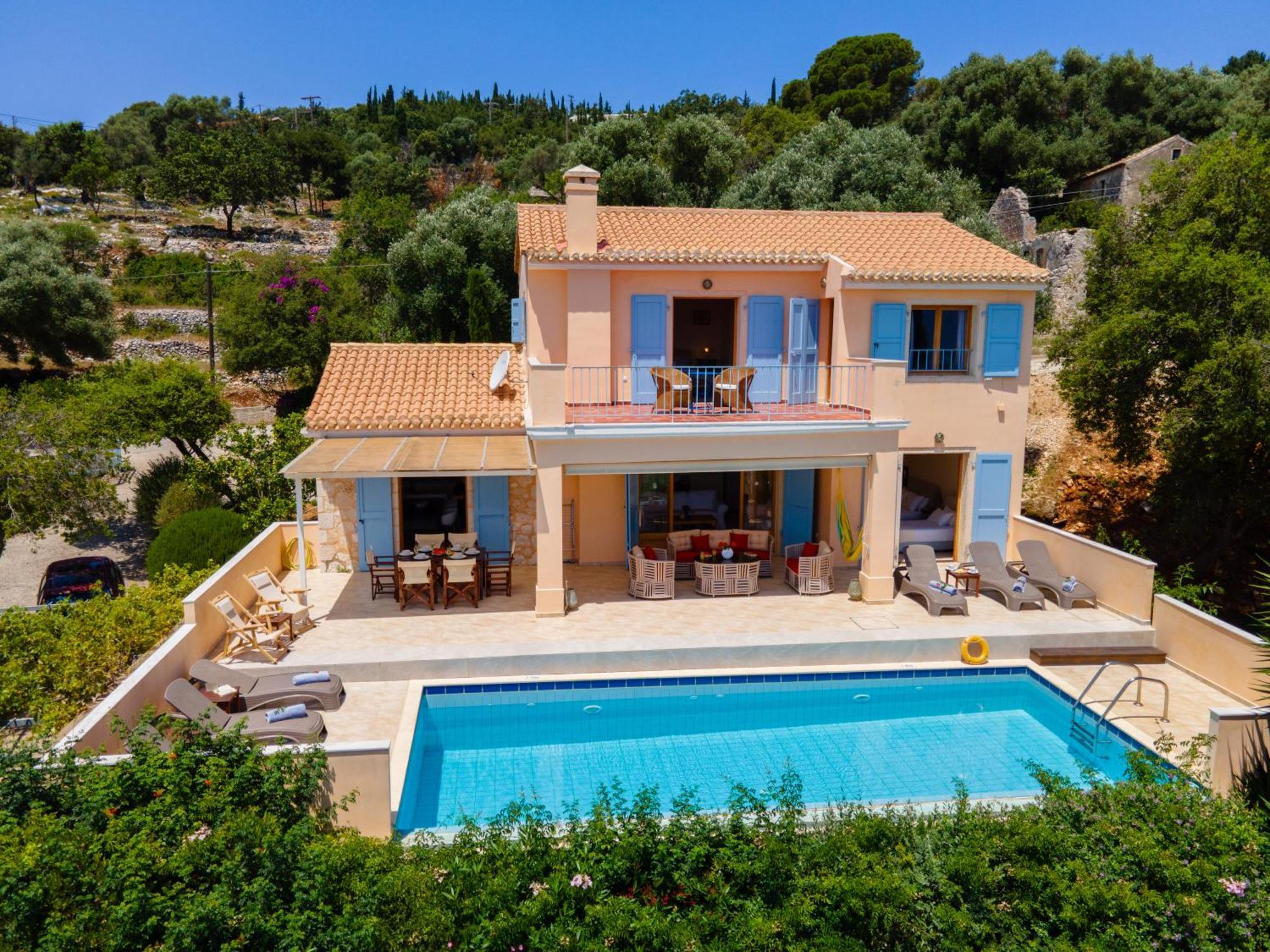 Villa Apollo Up To 8Px, Private Pool Fiskardo Exteriör bild