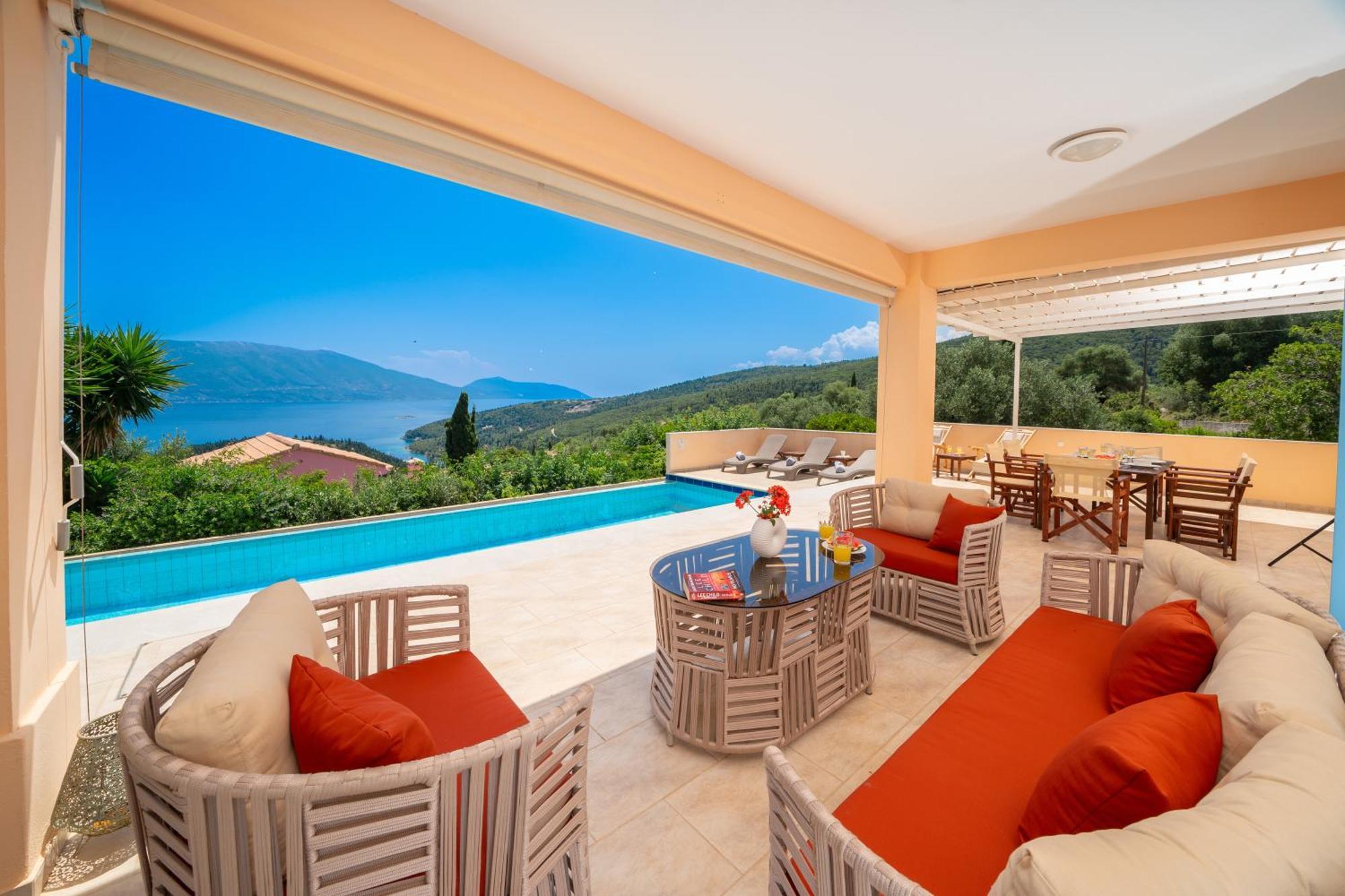 Villa Apollo Up To 8Px, Private Pool Fiskardo Exteriör bild