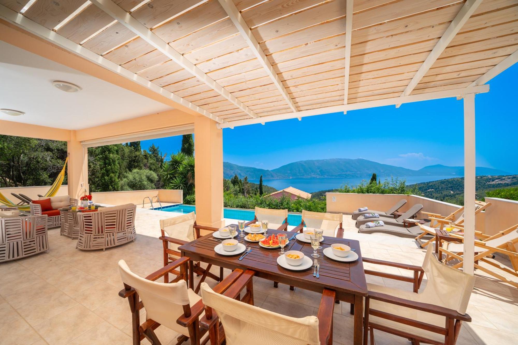 Villa Apollo Up To 8Px, Private Pool Fiskardo Exteriör bild